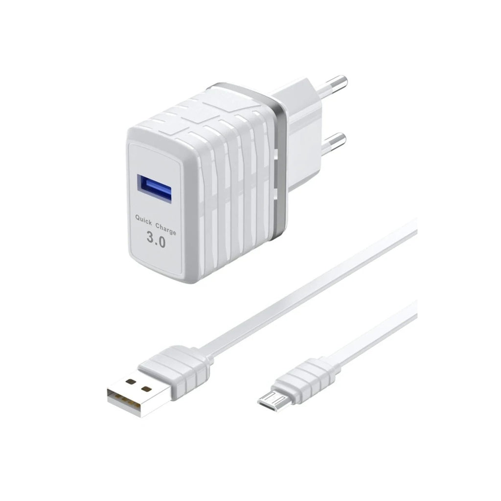 Mey İthalat® C32Q 3.0 Quick Micro USB Seyahat Şarj Cihazı