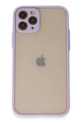 Mey İthalat® iPhone 11 Pro Kılıf Montreal Silikon Kapak - Mor