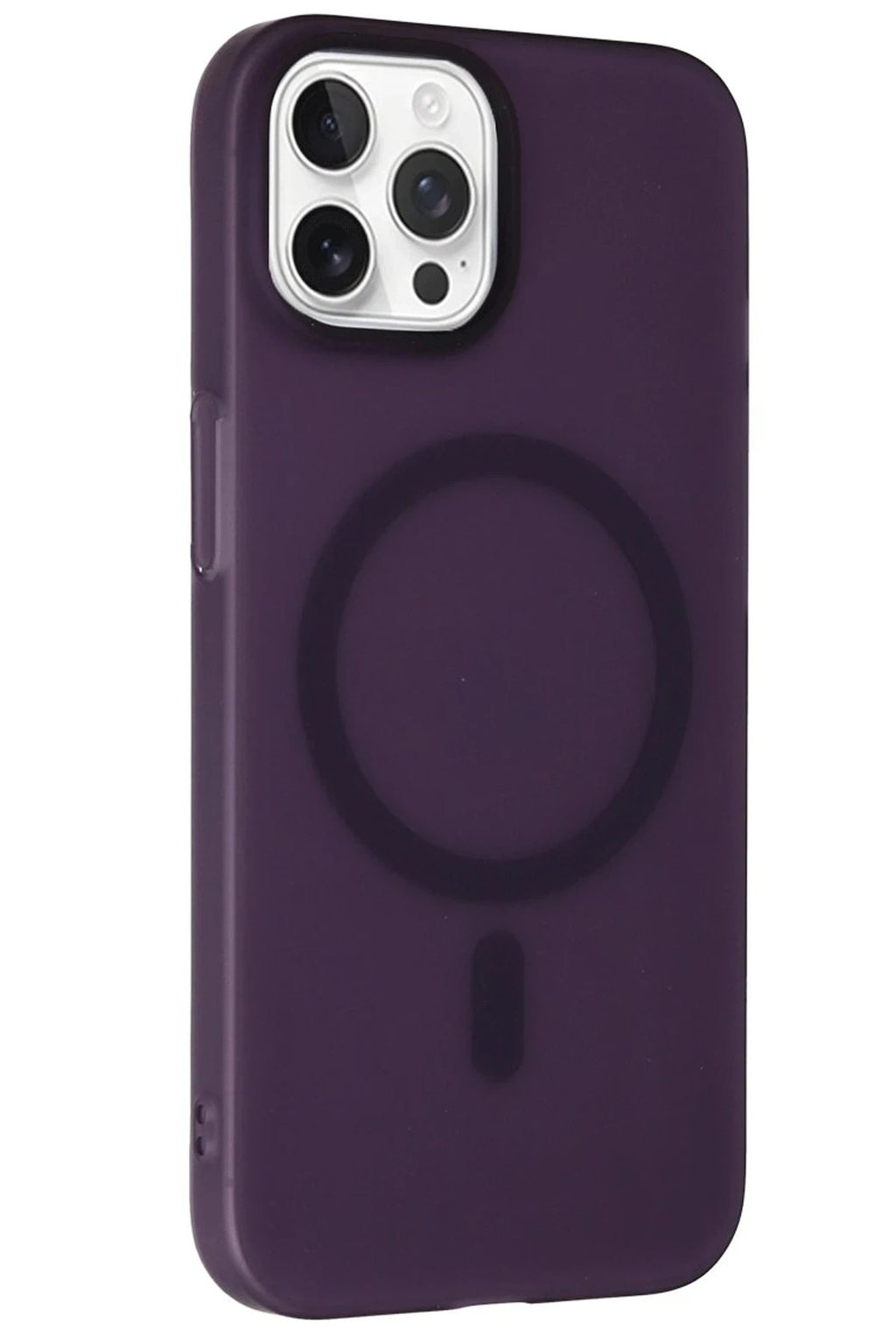Mey İthalat® iPhone 14 Pro Tuna PC Slim Magsafe Kapak - Derin Mor