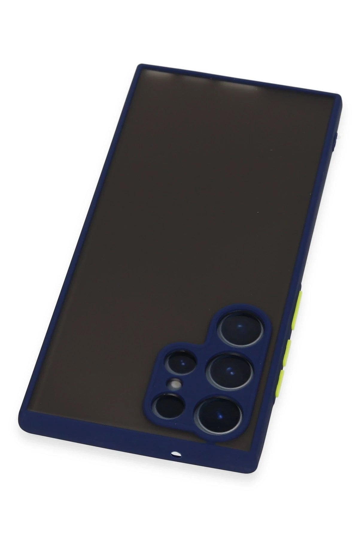 Mey İthalat® Samsung Galaxy S22 Ultra Kılıf Montreal Silikon Kapak - Lacivert
