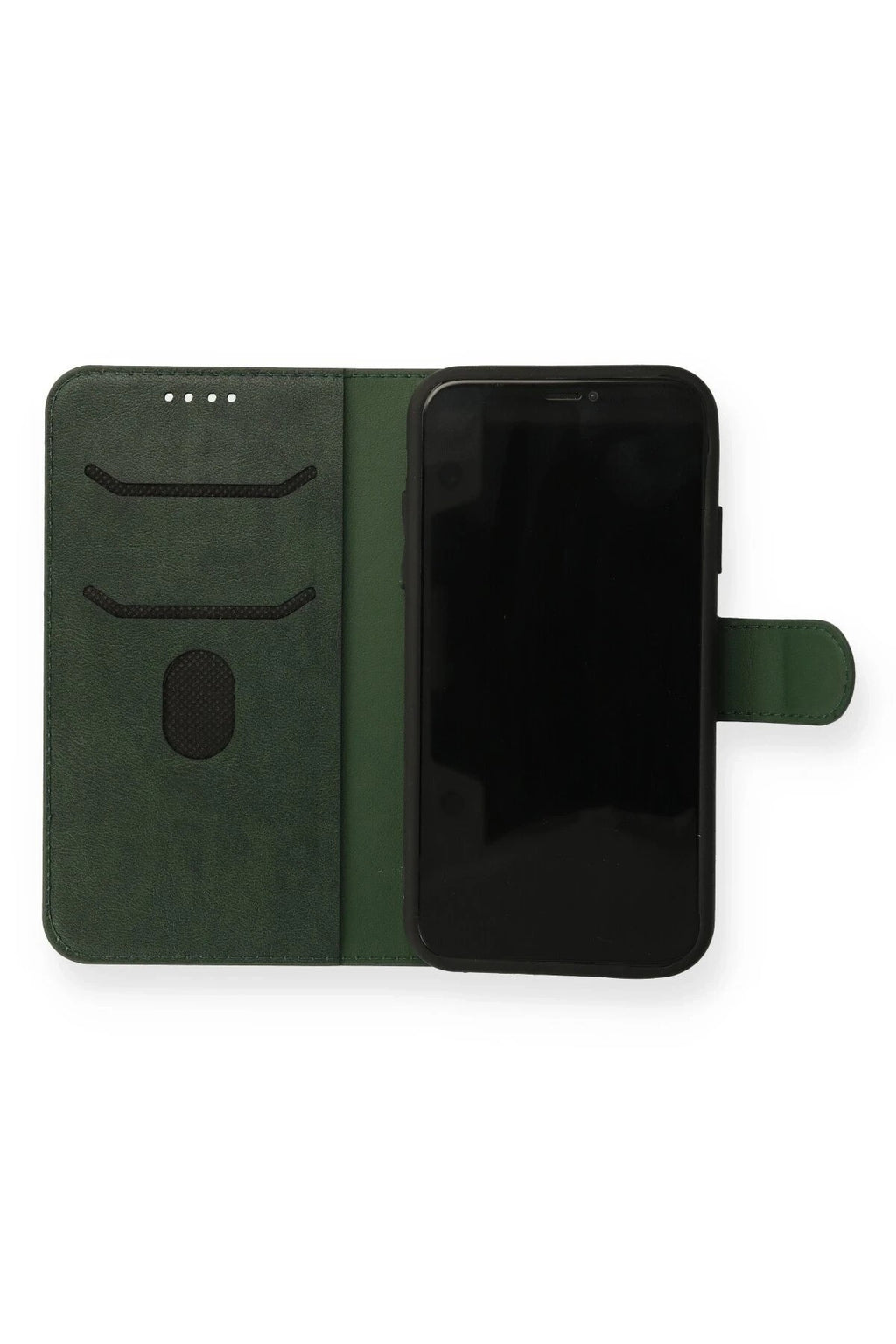 Mey İthalat® iPhone 13 Mini Kılıf Trend S Plus Kapaklı Kılıf - Yeşil