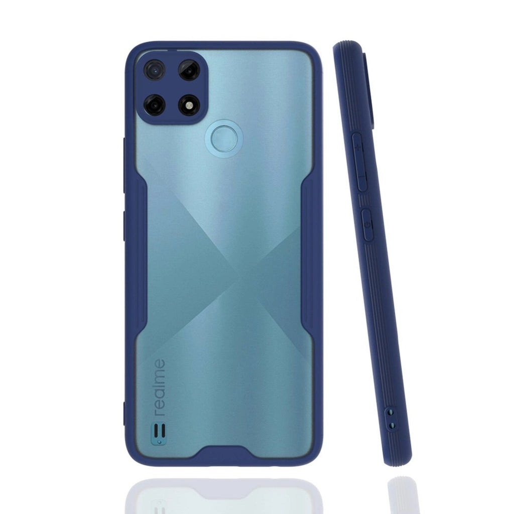 Mey İthalat® Realme C25Y Kılıf Platin Silikon - Lacivert