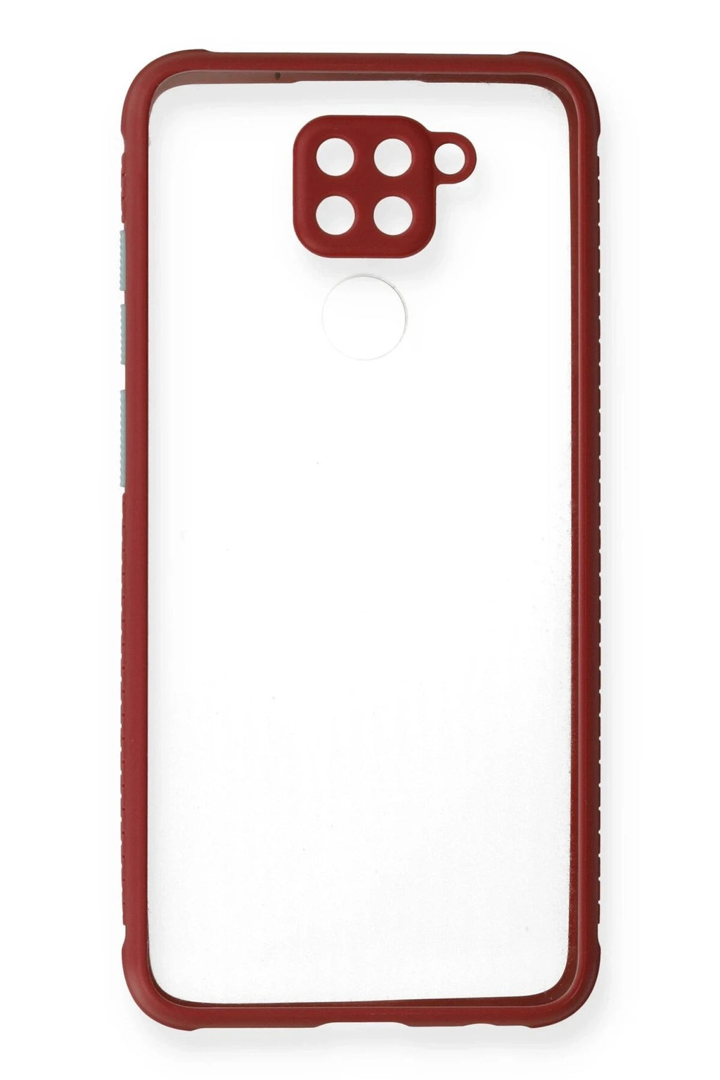Mey İthalat® Redmi Note 9 Kılıf Miami Şeffaf Silikon - Fuşya