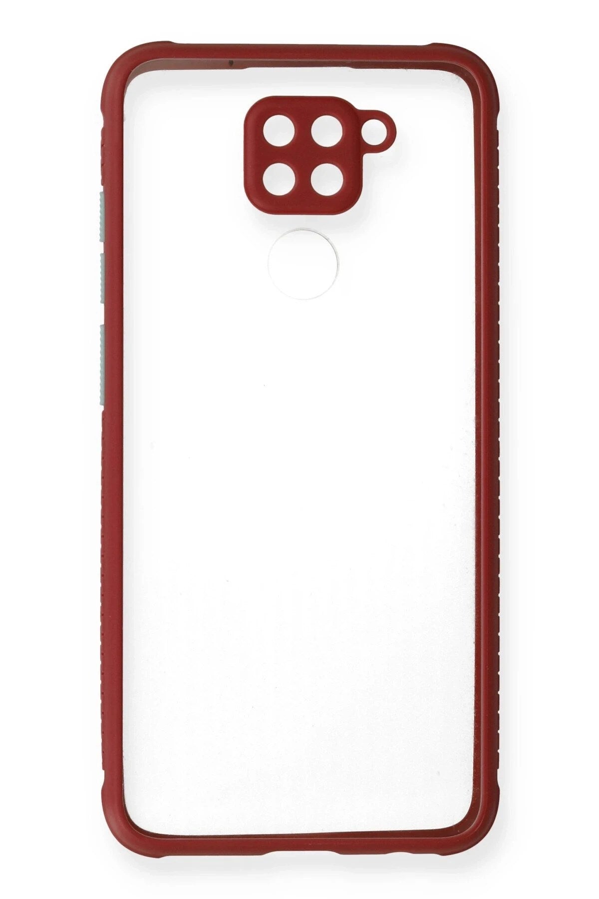 Mey İthalat® Redmi Note 9 Kılıf Miami Şeffaf Silikon - Fuşya