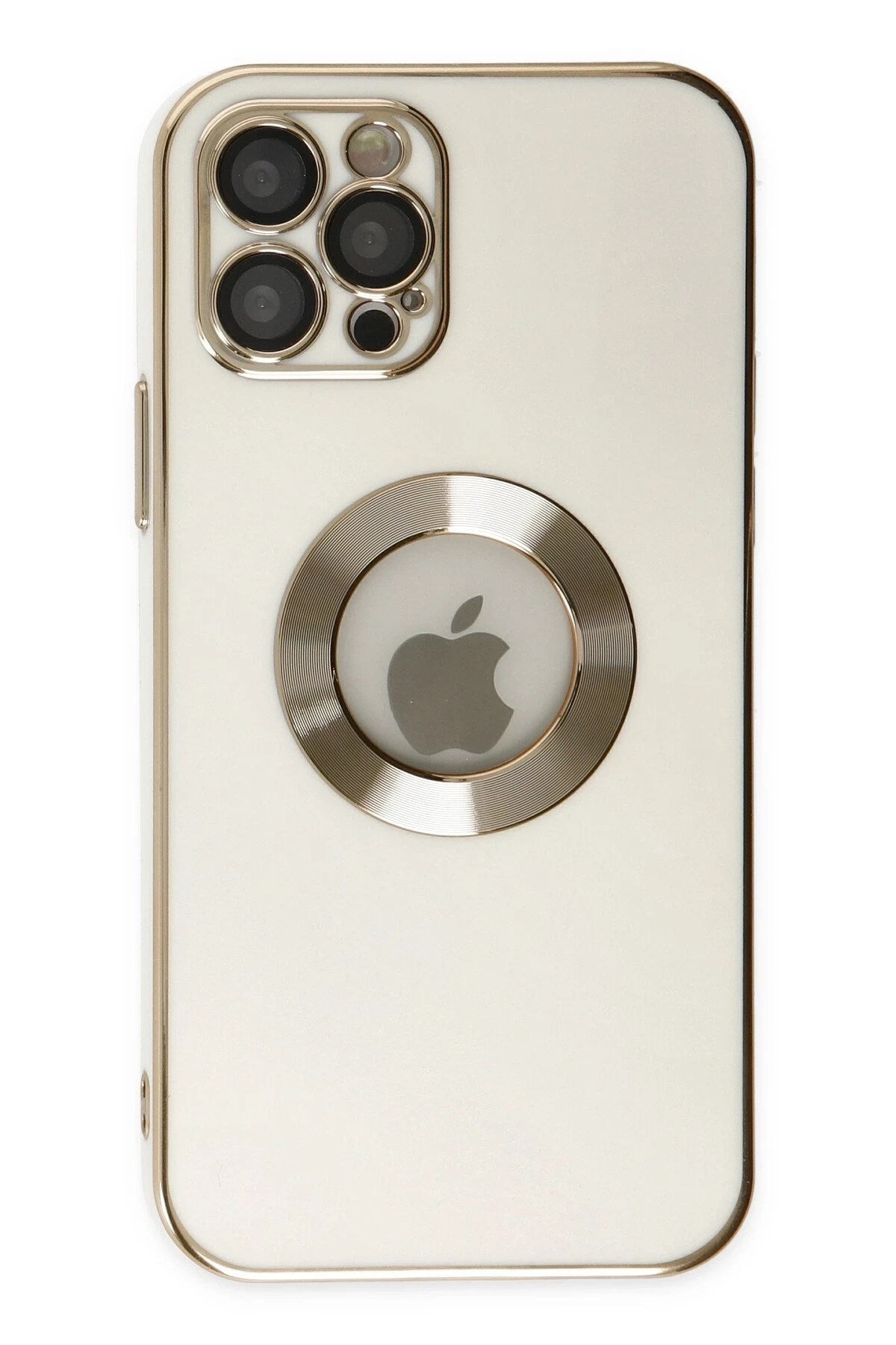 Mey İthalat® iPhone 12 Pro Kılıf Store Silikon - Beyaz