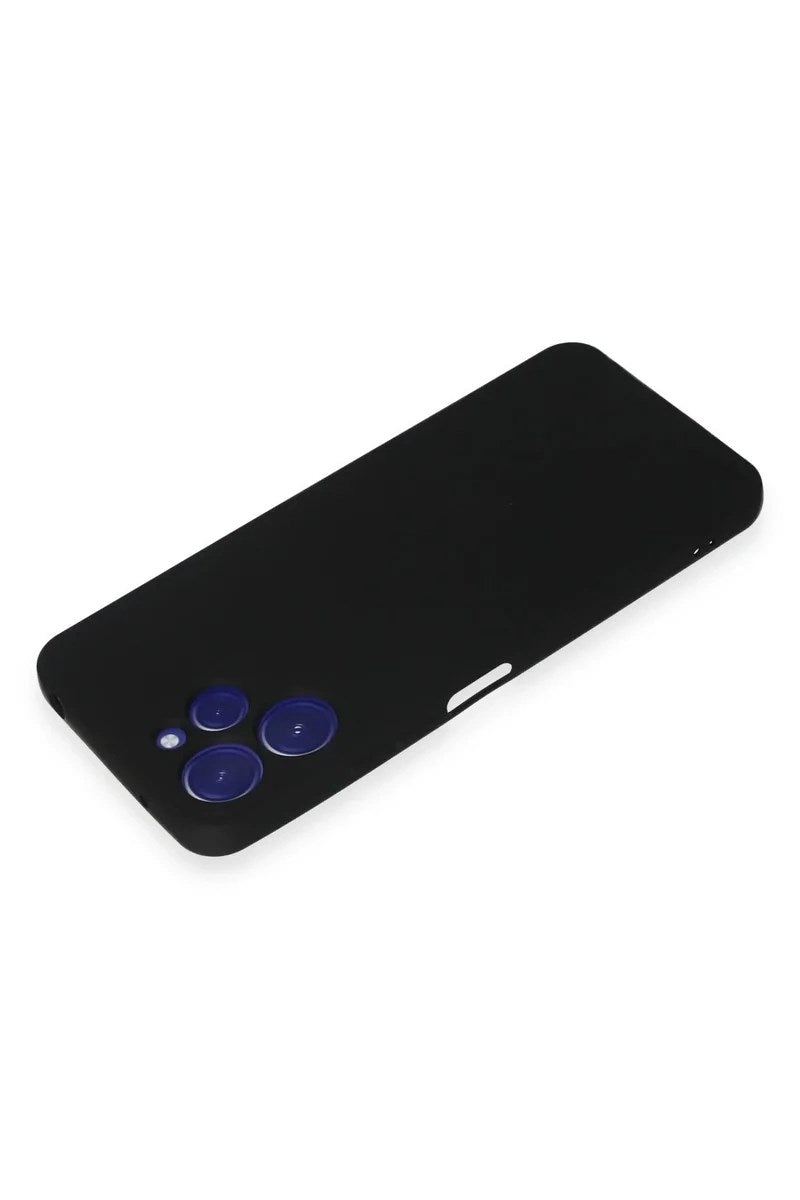 Mey İthalat® Redmi 12 Kılıf Nano içi Kadife Silikon - Siyah