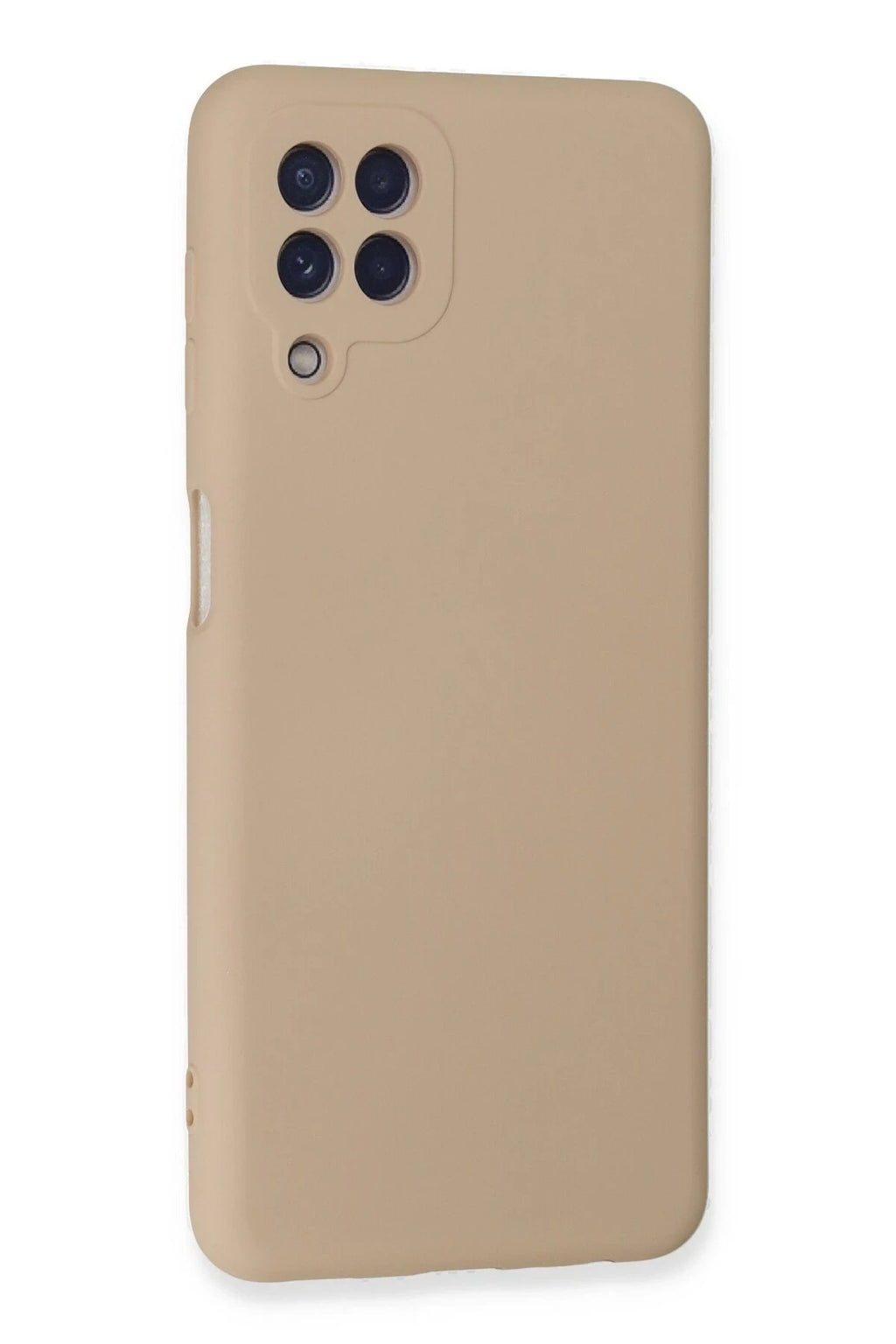 Mey İthalat® Samsung Galaxy A22 Kılıf Nano içi Kadife Silikon - Pudra