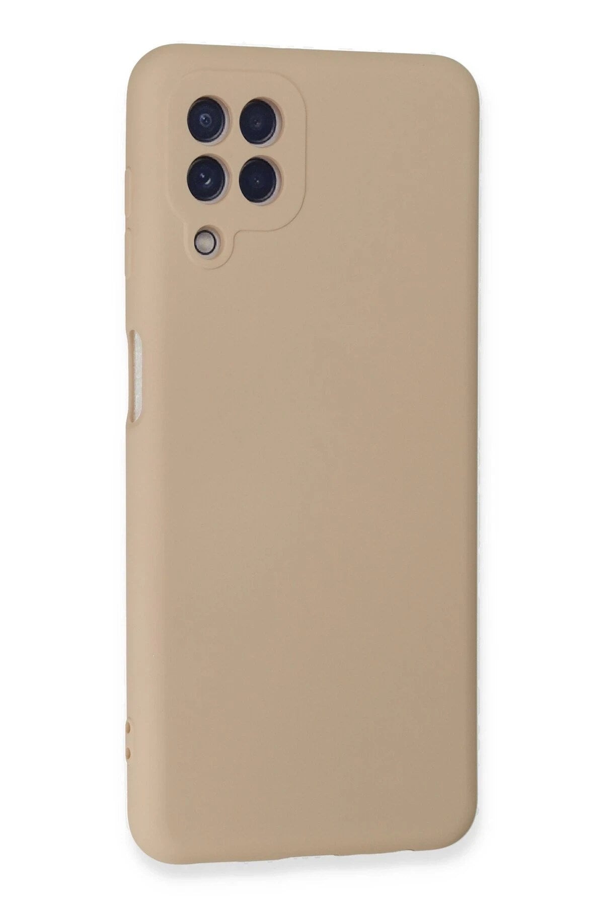 Mey İthalat® Samsung Galaxy A22 Kılıf Nano içi Kadife Silikon - Pudra