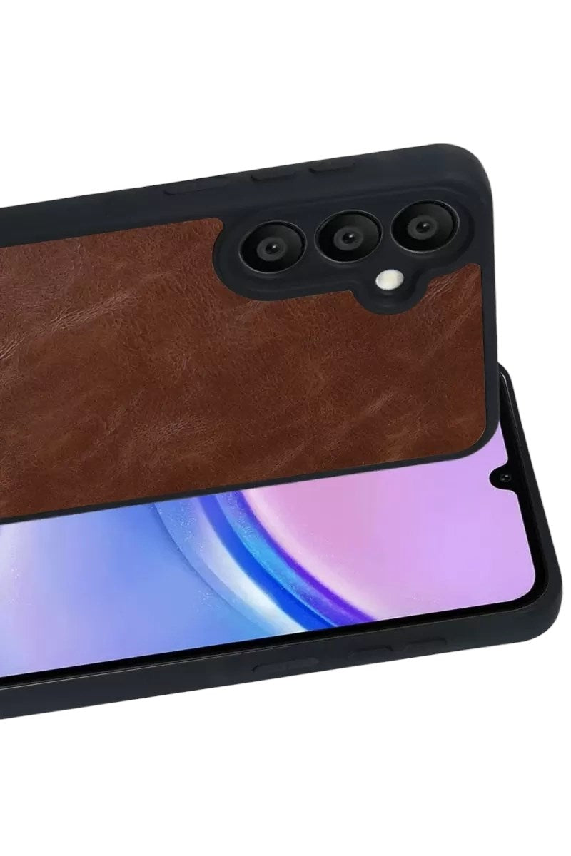 Mey İthalat® Samsung Galaxy A37 5G Aras Deri Kapak - Taba