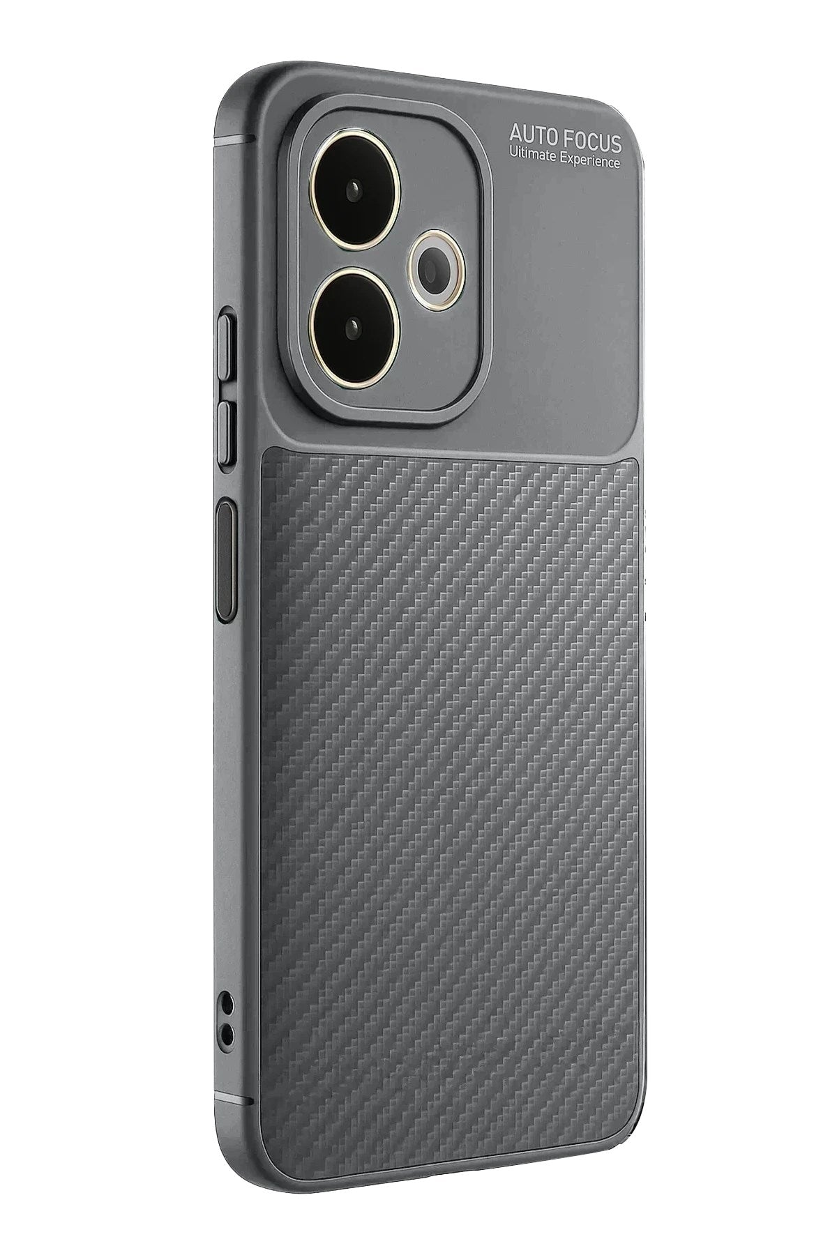 Mey İthalat® A5 Pro 4G Kılıf Auto Focus Karbon Kapak - Gri