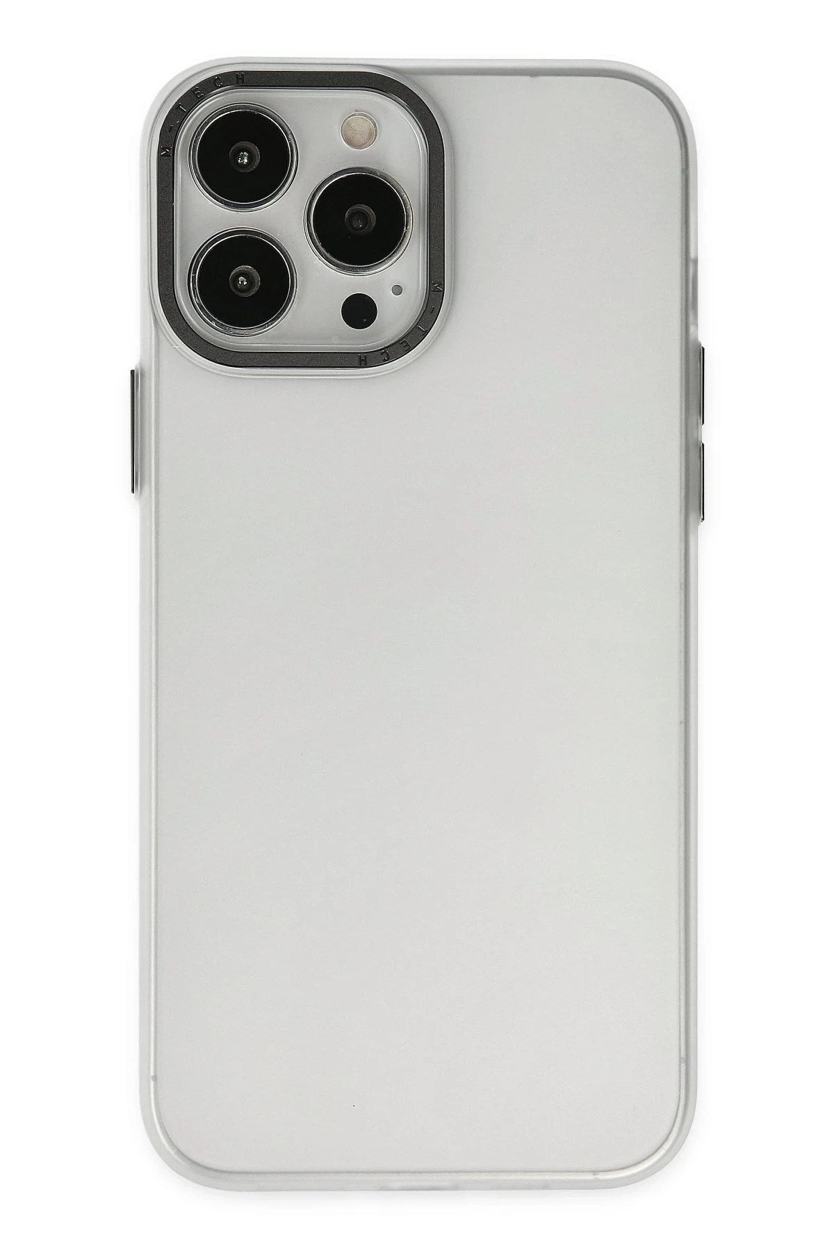 Mey İthalat® iPhone 13 Pro Max Kılıf Modos Metal Kapak - Şeffaf