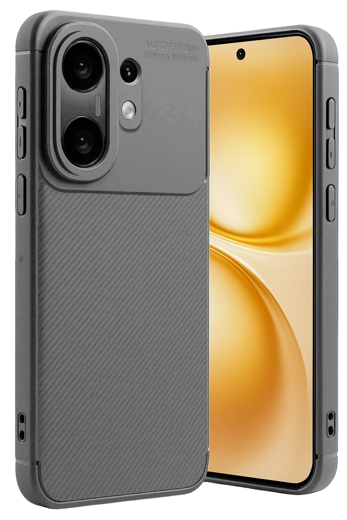 Mey İthalat® Vivo X200 FE Auto Focus Karbon Kapak -Gri