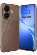 Mey İthalat® Vivo V60 Lite Auto Focus Karbon Kapak - Kahverengi