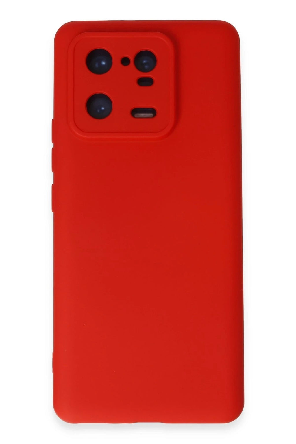 Mey İthalat® Mi 13 Pro Kılıf Nano içi Kadife Silikon - Kırmızı