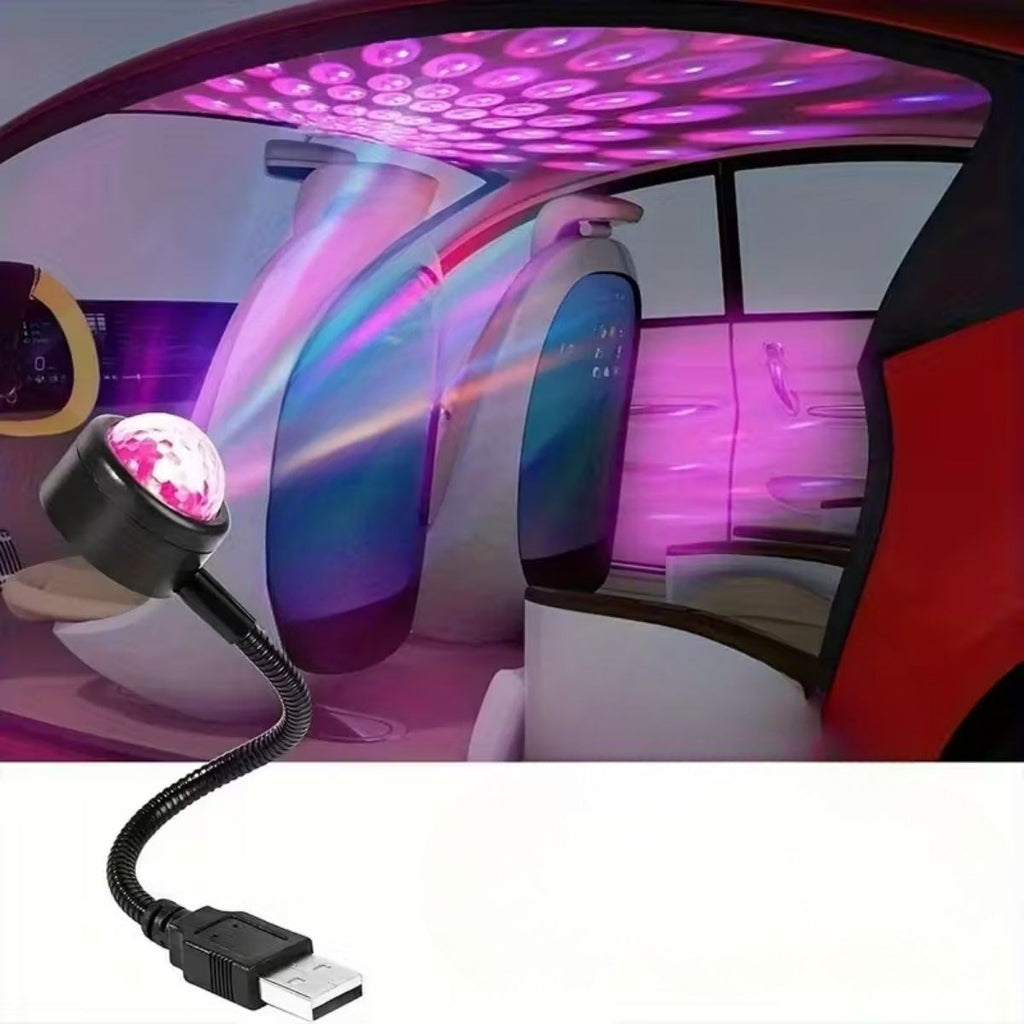 USB Sese Duyarlı 8 Farklı Mod Işıklı LED Atmosfer Işığı – Ambiyans Aydınlatması