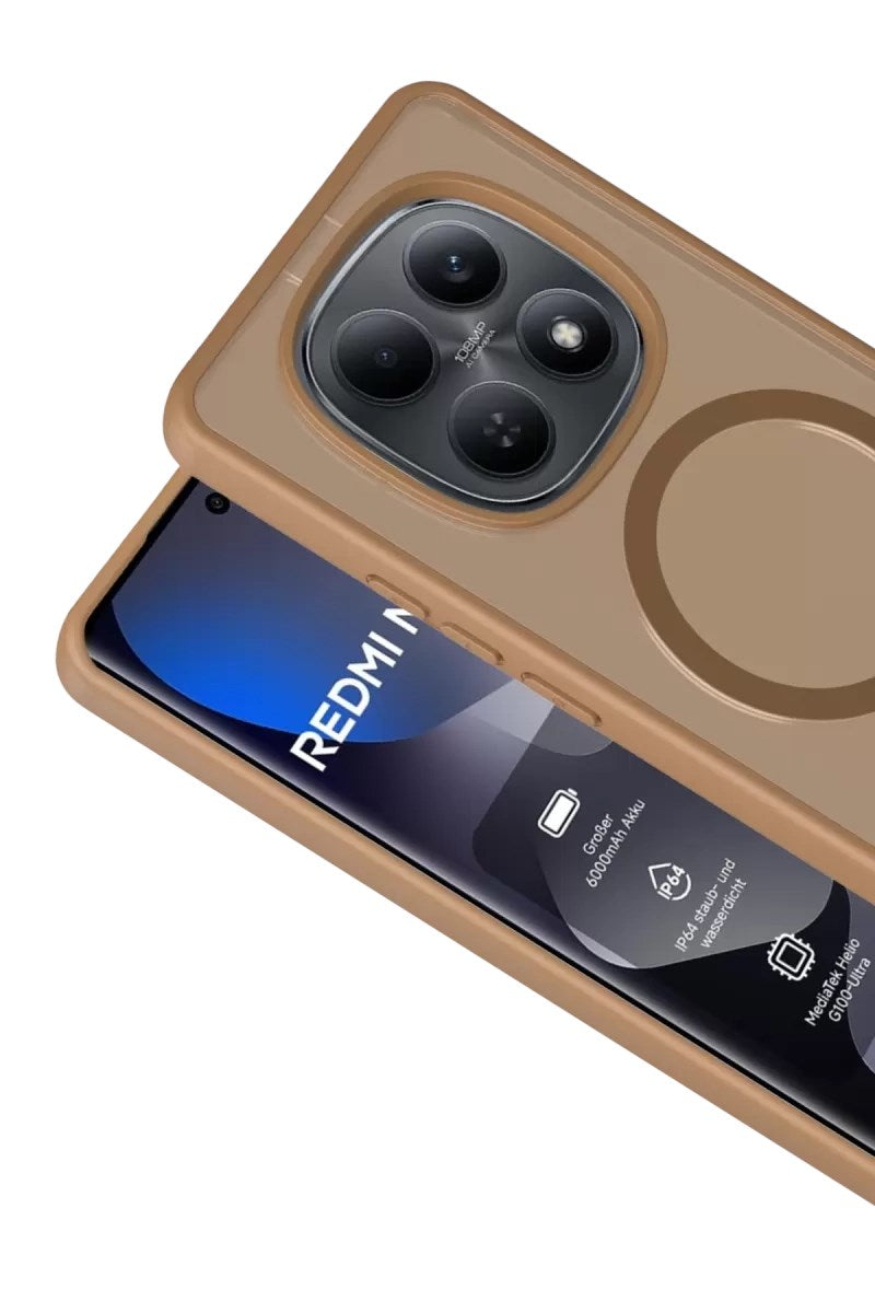 Mey İthalat® Redmi Note 15 Pro 5G Jota Magsafe Kapak - Çöl Titanyum