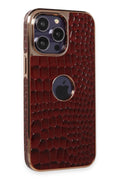 Mey İthalat® iPhone 14 Pro Kılıf Snake Kapak - Bordo
