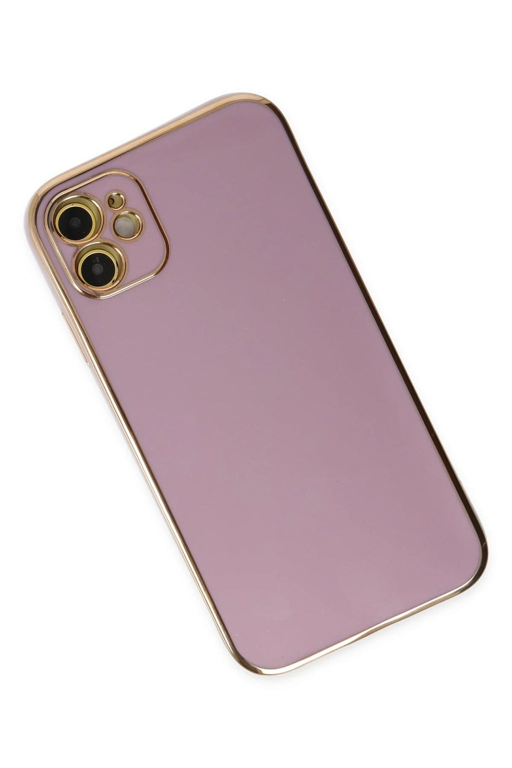 Mey İthalat® iPhone 12 Kılıf Volet Silikon - Mor