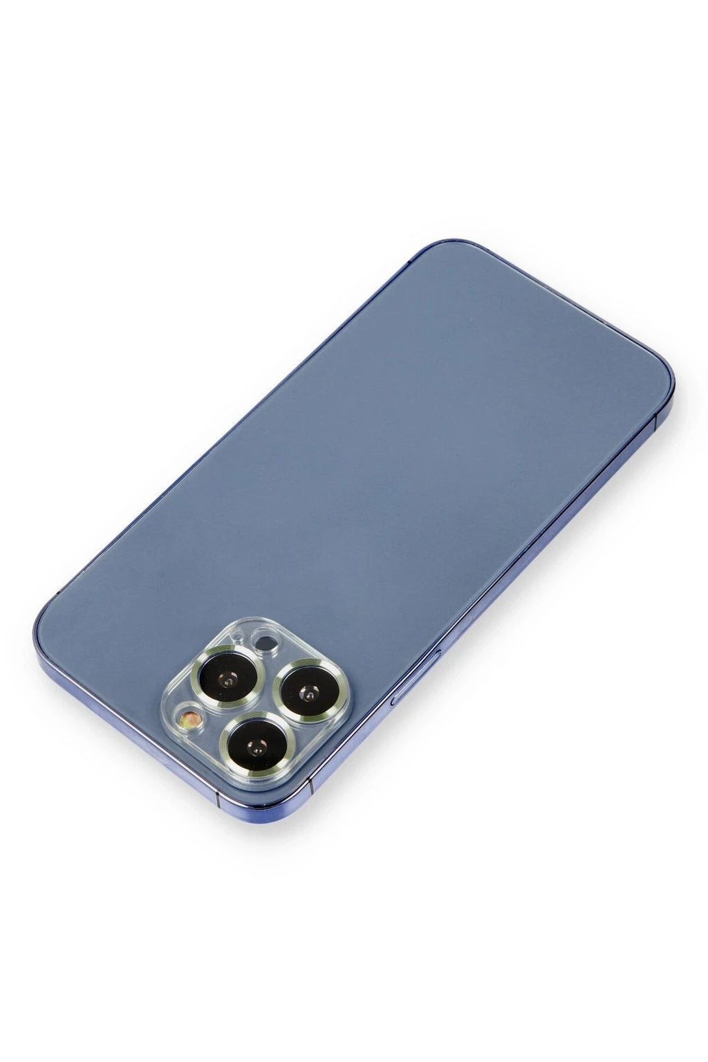 Mey İthalat® iPhone 12 Pro Metal Kamera Lens Koruma Cam - Açık Yeşil