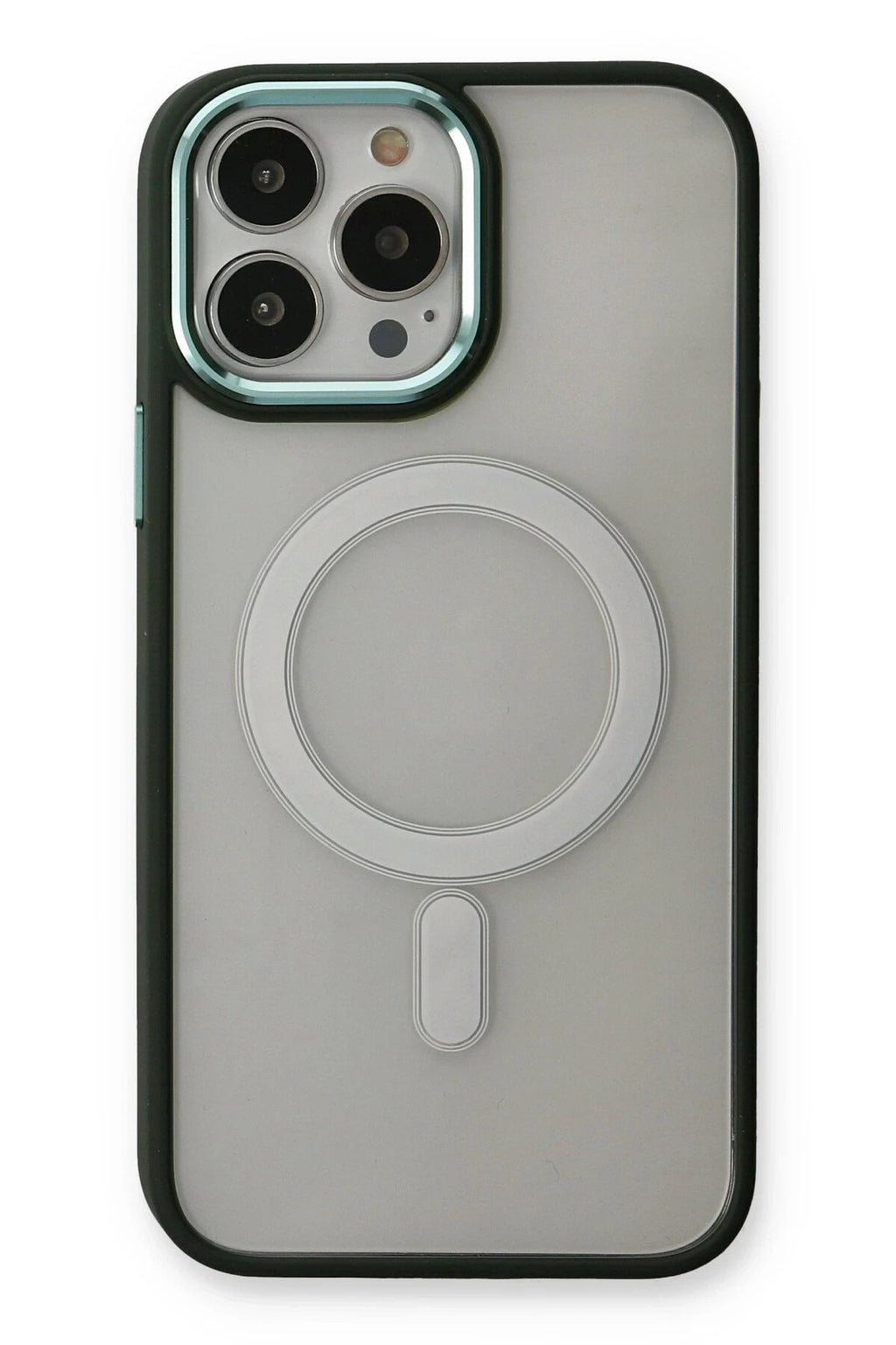 Mey İthalat® iPhone 14 Pro Max Kılıf Room Magneticsafe Silikon - Köknar Yeşili