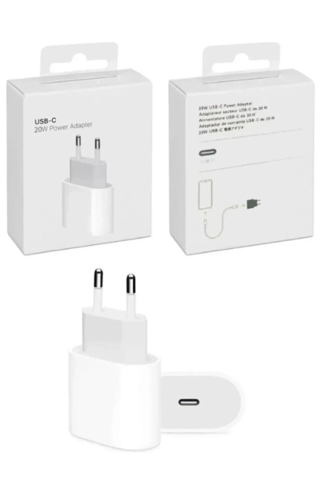 Mey İthalat® CA-11 20W Type-C Şarj Adaptörü - Beyaz