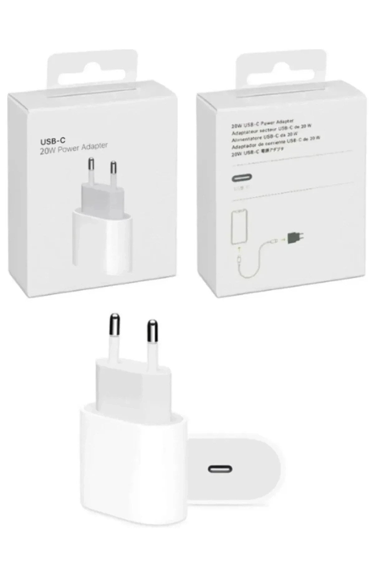 Mey İthalat® CA-11 20W Type-C Şarj Adaptörü - Beyaz