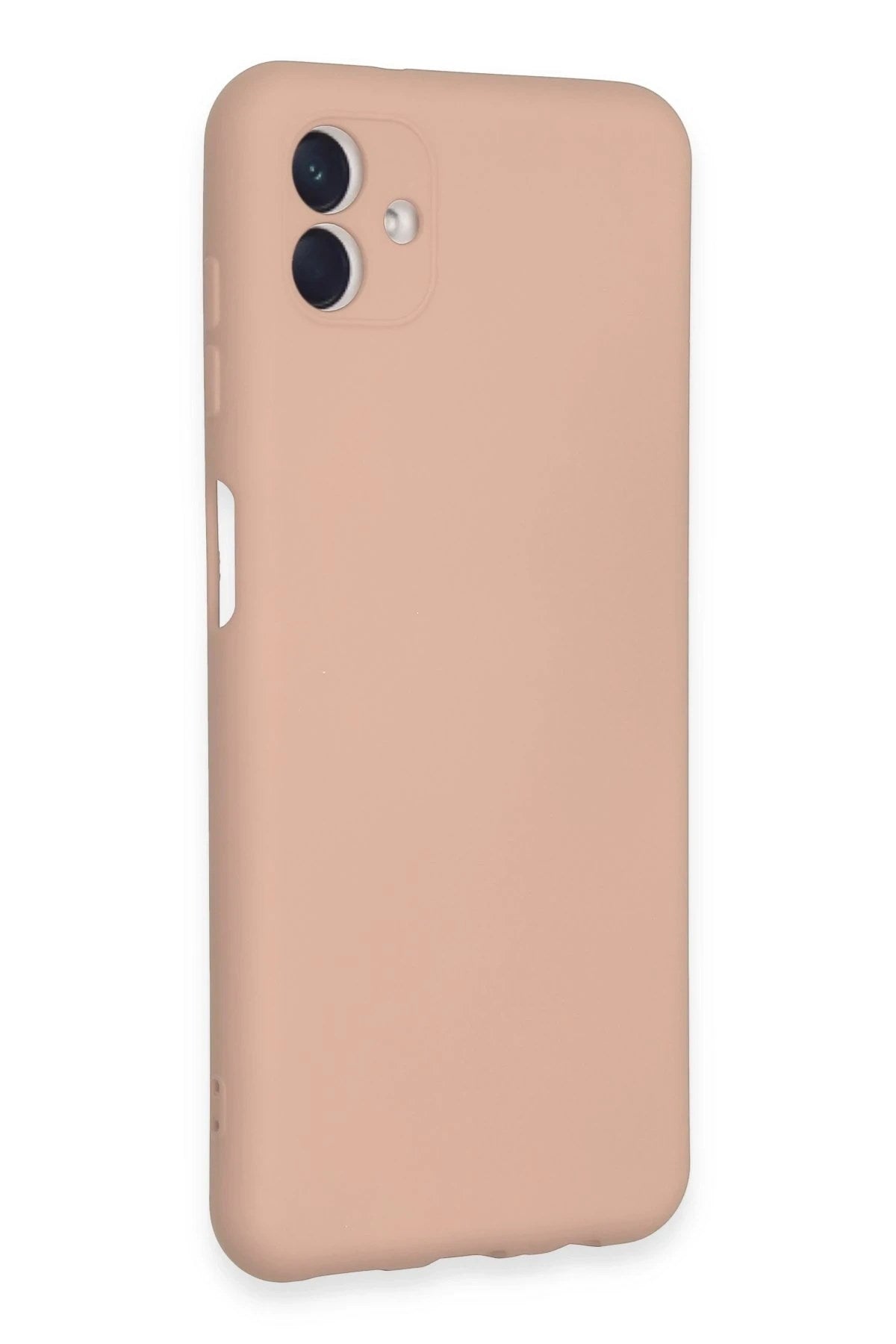 Mey İthalat® Samsung Galaxy A04E Kılıf Nano içi Kadife Silikon - Pudra
