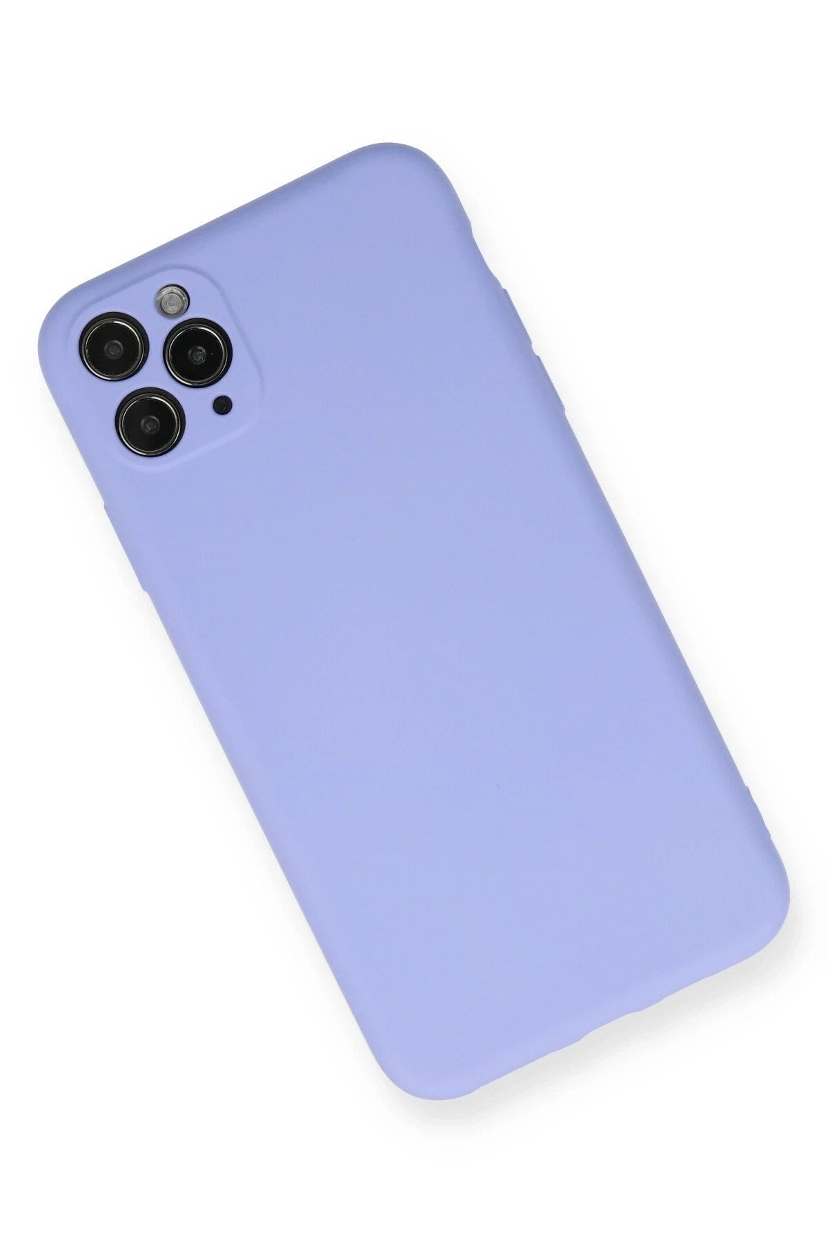 Mey İthalat® iPhone 11 Pro Max Kılıf Nano içi Kadife Silikon - Lila