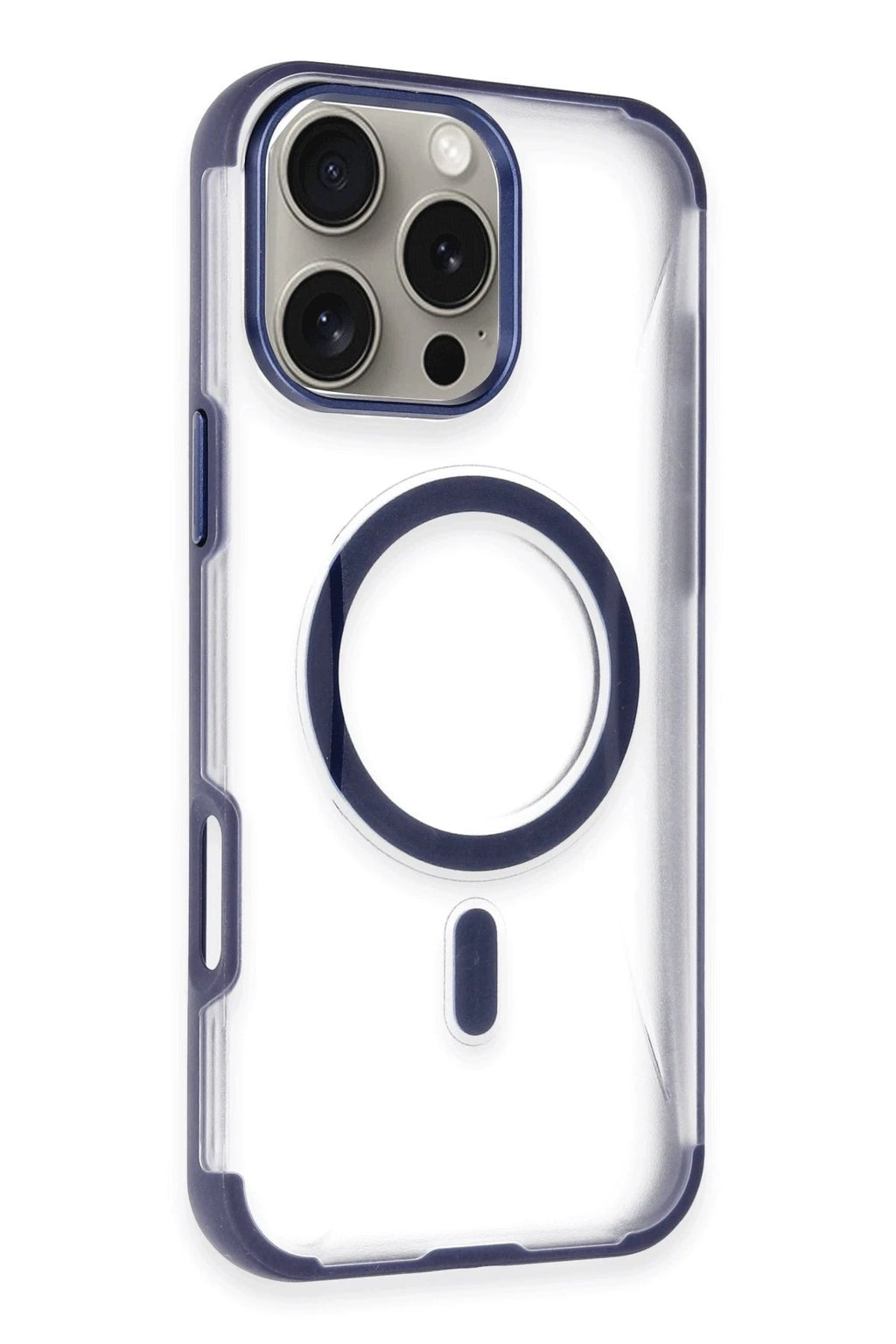 Mey İthalat® iPhone 14 Pro Max Hilton Magsafe Kapak - Lacivert