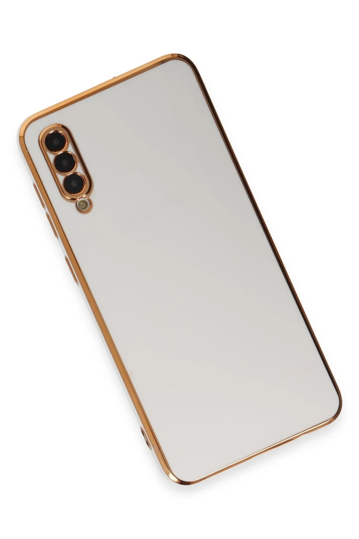 Mey İthalat® Samsung Galaxy A50 Kılıf Volet Silikon - Beyaz