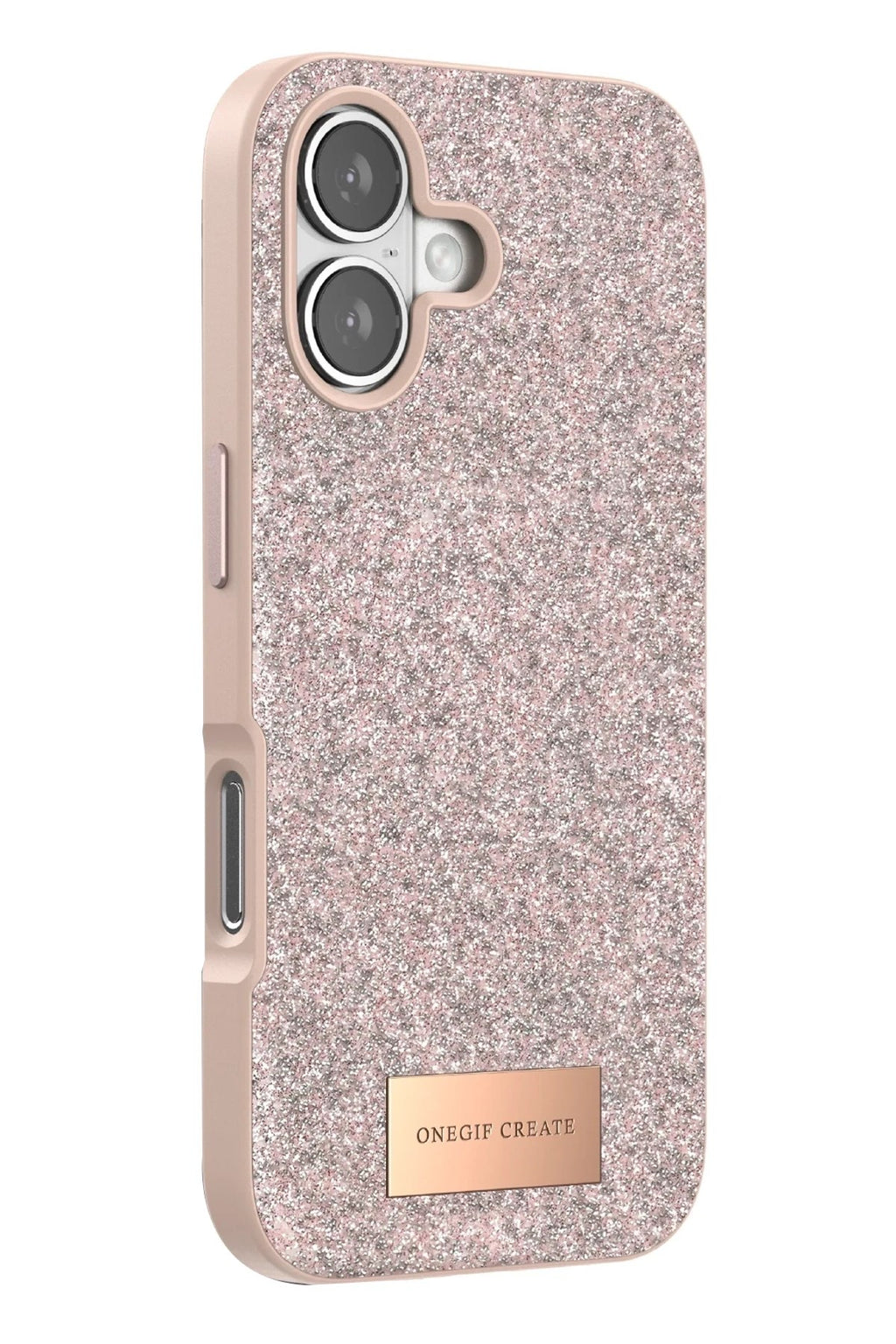 Mey İthalat® iPhone 17 Bright Simli Kapak - Pembe