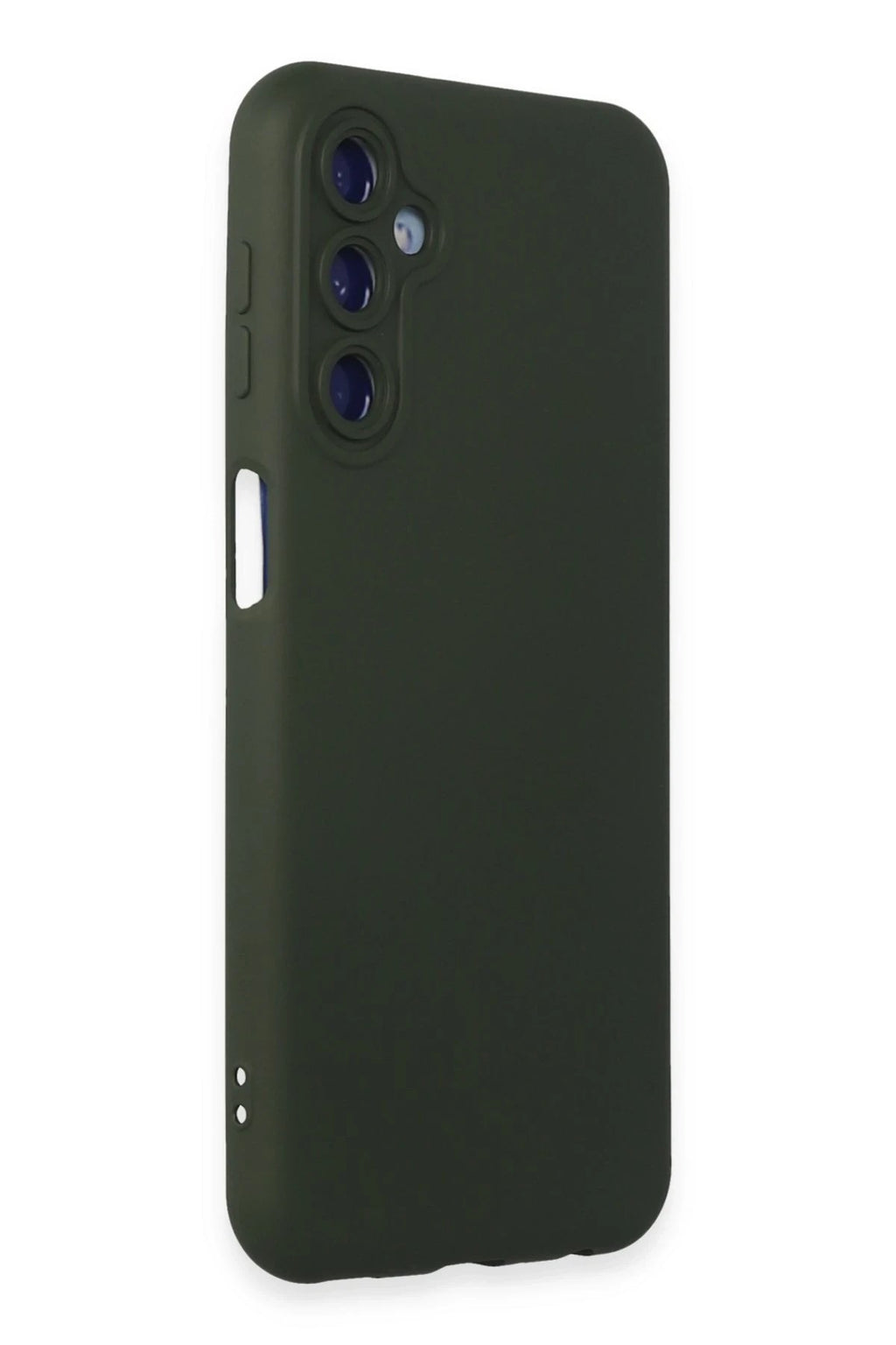Mey İthalat® Samsung Galaxy M14 5G Kılıf Nano içi Kadife Silikon - Koyu Yeşil