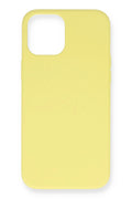 Mey İthalat® iPhone 12 Mini Kılıf Nano içi Kadife Silikon - Sarı