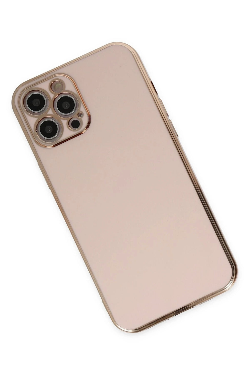 Mey İthalat® iPhone 12 Pro Kılıf Volet Silikon - Pembe