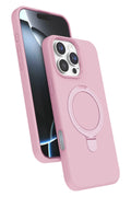 Mey İthalat® iPhone 16 Pro Regal Magsafe Standlı Kapak - Açık Pembe