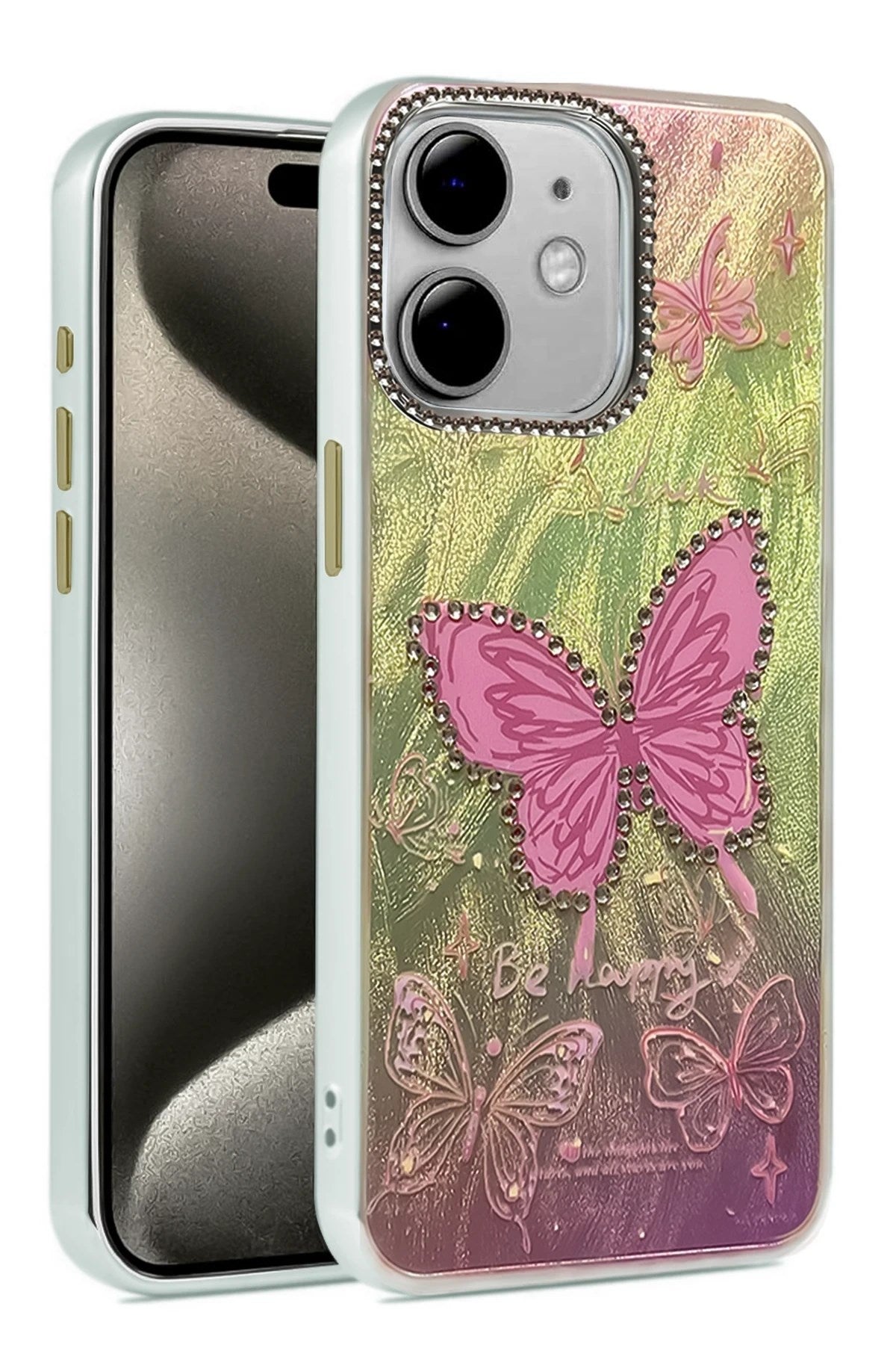 Mey İthalat® iPhone 11 Kılıf Blade Aynalı Desenli Kapak - Desen 5