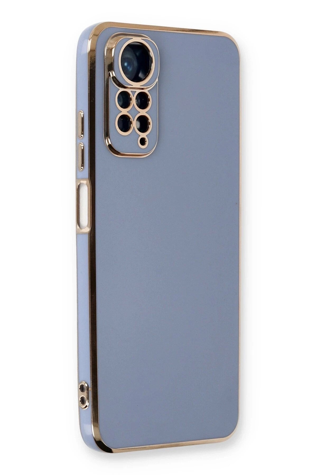 Mey İthalat® Redmi Note 11 Kılıf Volet Silikon - Mavi