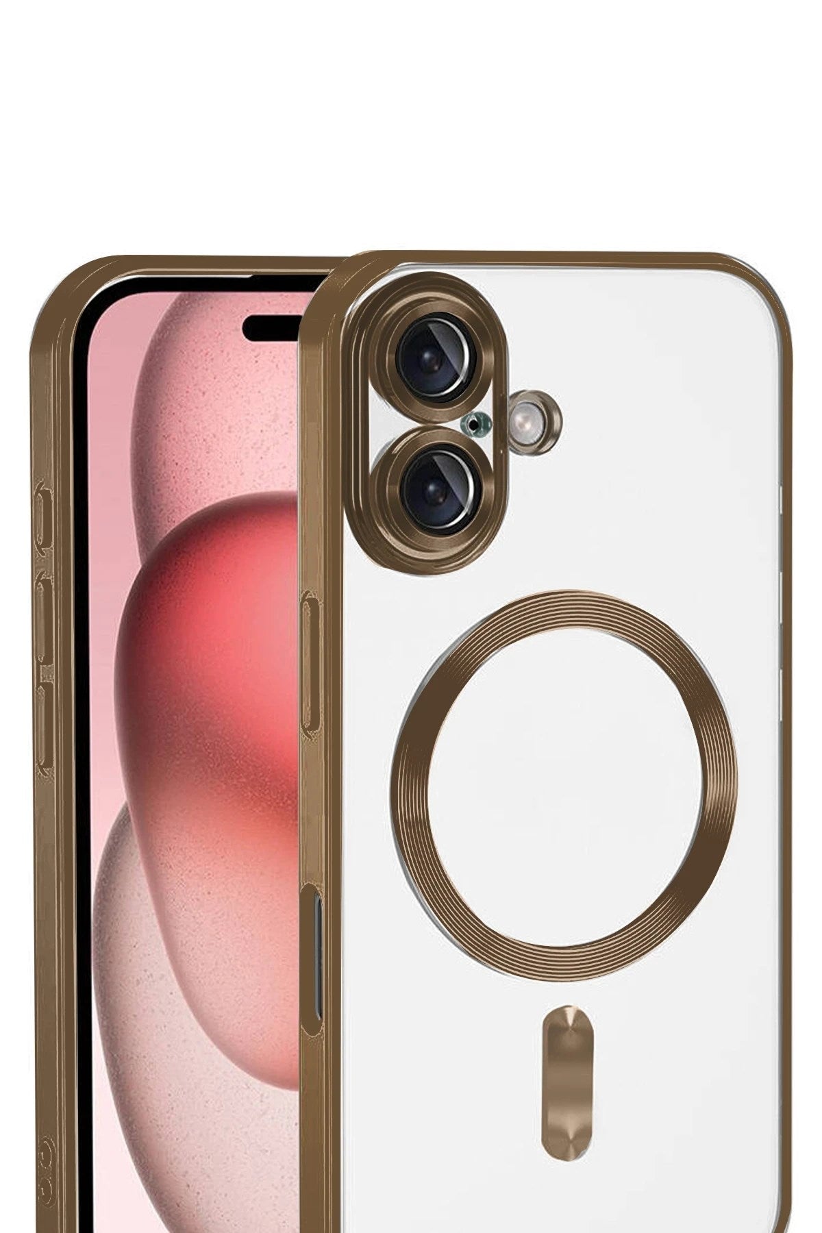 Mey İthalat® iPhone 17 Kross Magneticsafe Kapak - Çöl Titanyum