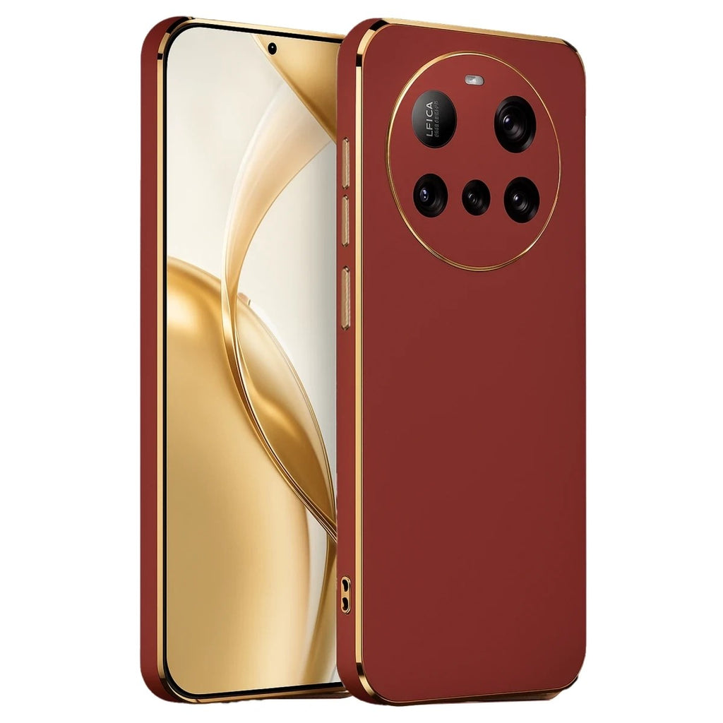 Mey İthalat® Mi 15 Ultra Kılıf Volet Silikon - Kırmızı