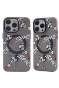 Mey İthalat® iPhone 14 Pro Kılıf Apollo Magneticsafe Desenli Kapak - Apollo Siyah - 3