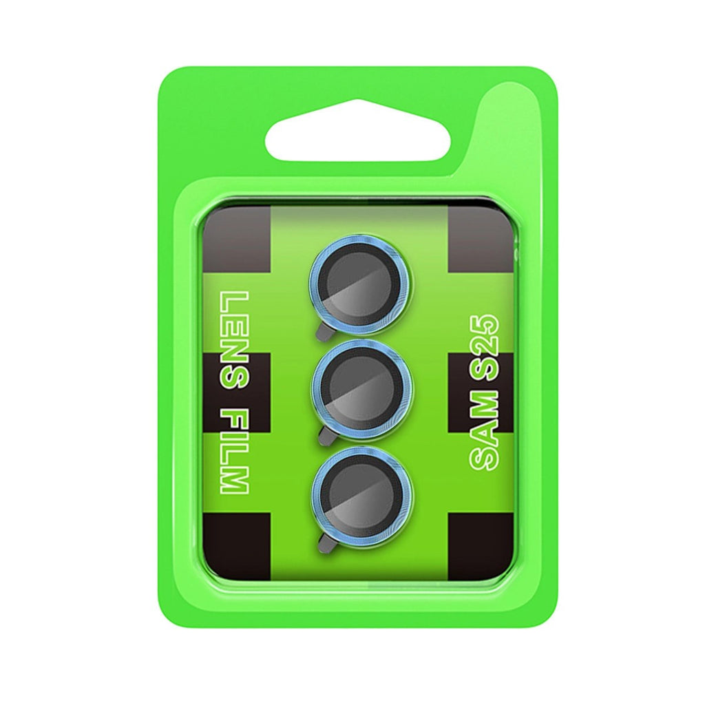 Mey İthalat® Samsung Galaxy S25 Raze Metal Kamera Lens - Mavi