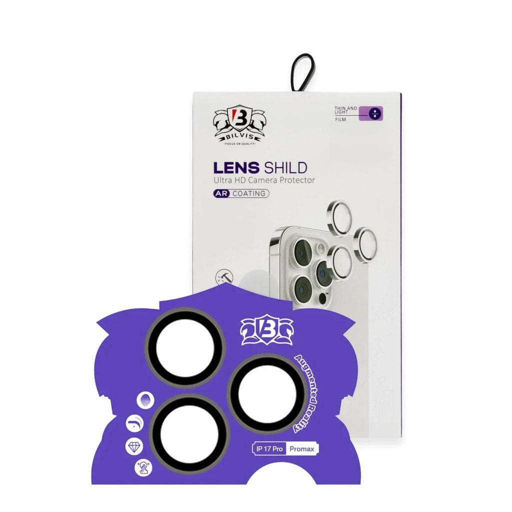 Mey İthalat® iPhone 17 Pro Max Bilvis Titan Kamera Lens - Natural Grey