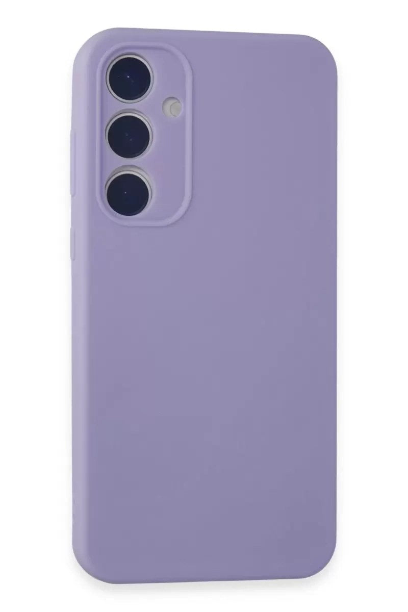 Mey İthalat® Samsung Galaxy A15 4G Kılıf First Silikon - Lila