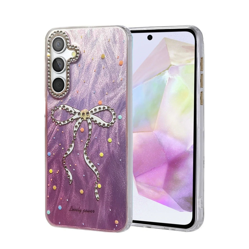 Mey İthalat® Samsung Galaxy A35 5G Kılıf Blade Aynalı Desenli Kapak - Desen 1