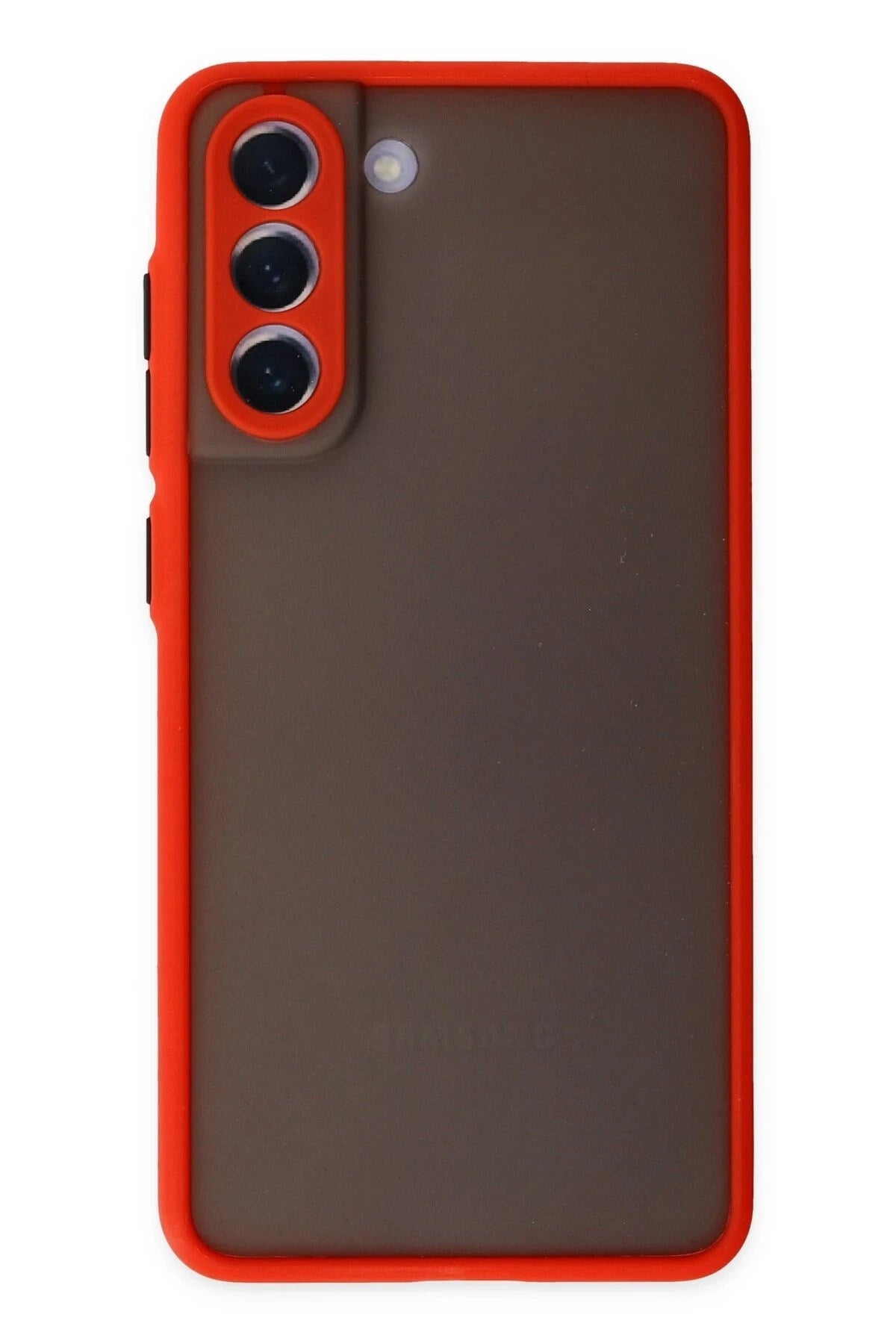 Mey İthalat® Samsung Galaxy S21 FE Kılıf Montreal Silikon Kapak - Kırmızı