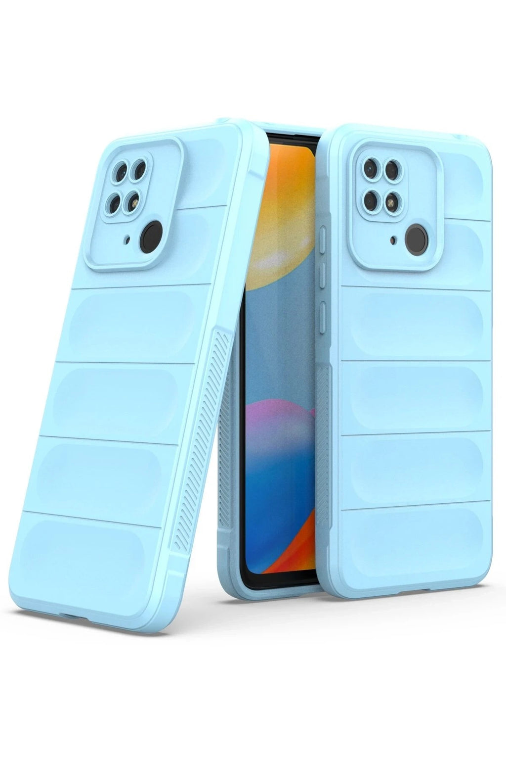 Mey İthalat® Redmi 10C Kılıf Optimum Silikon - Sky Blue