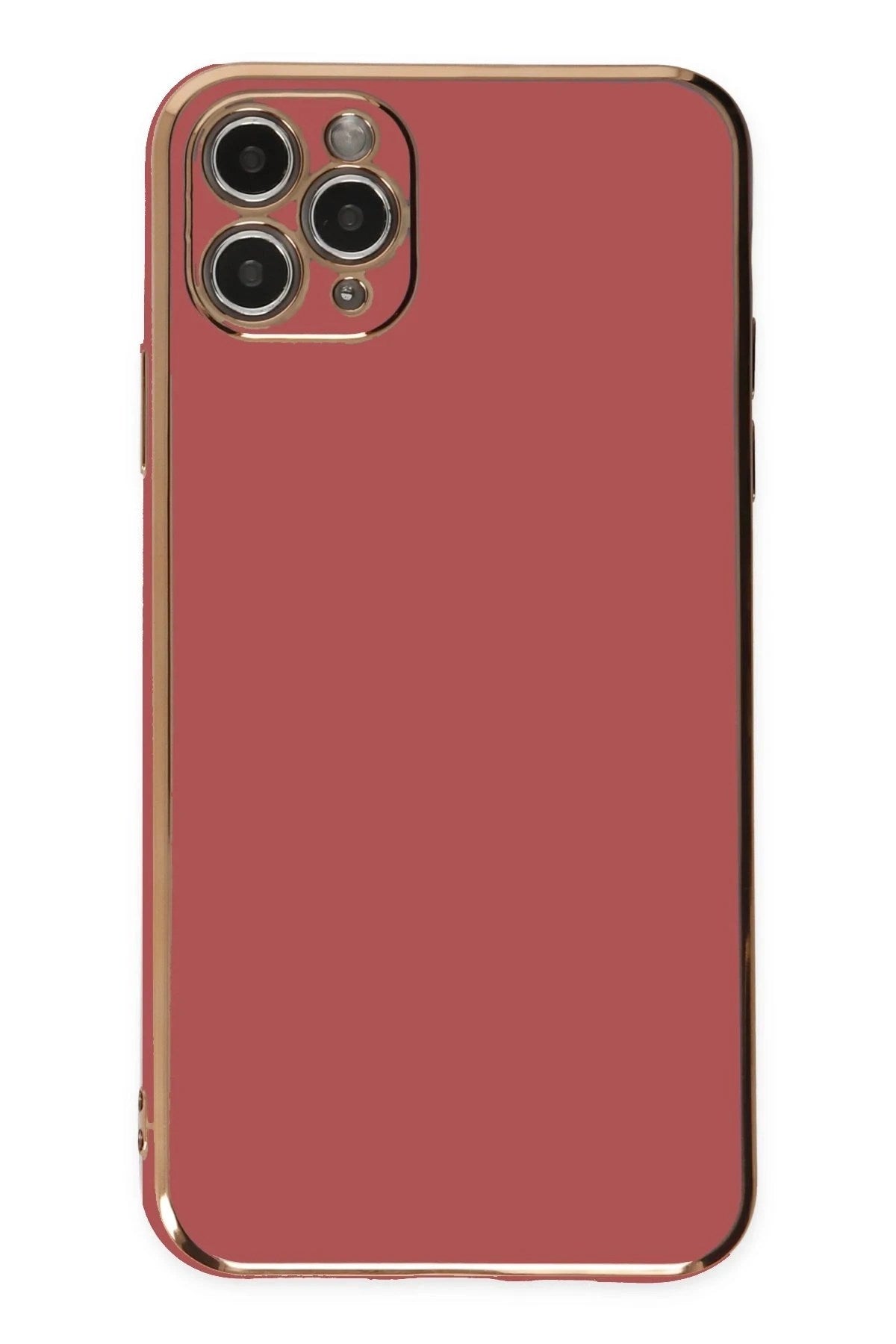 Mey İthalat® iPhone 11 Pro Max Kılıf Volet Silikon - Kırmızı