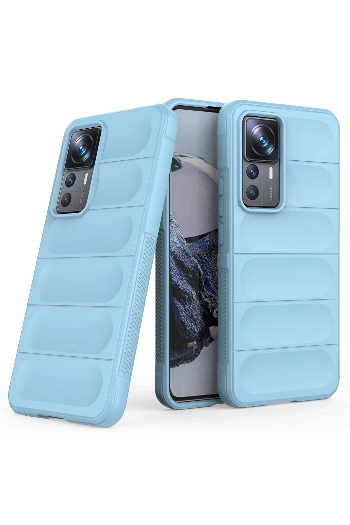 Mey İthalat® Mi 12T Pro Kılıf Optimum Silikon - Sky Blue