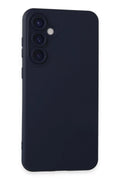 Mey İthalat® Samsung Galaxy S24 Kılıf Nano içi Kadife Silikon - Lacivert