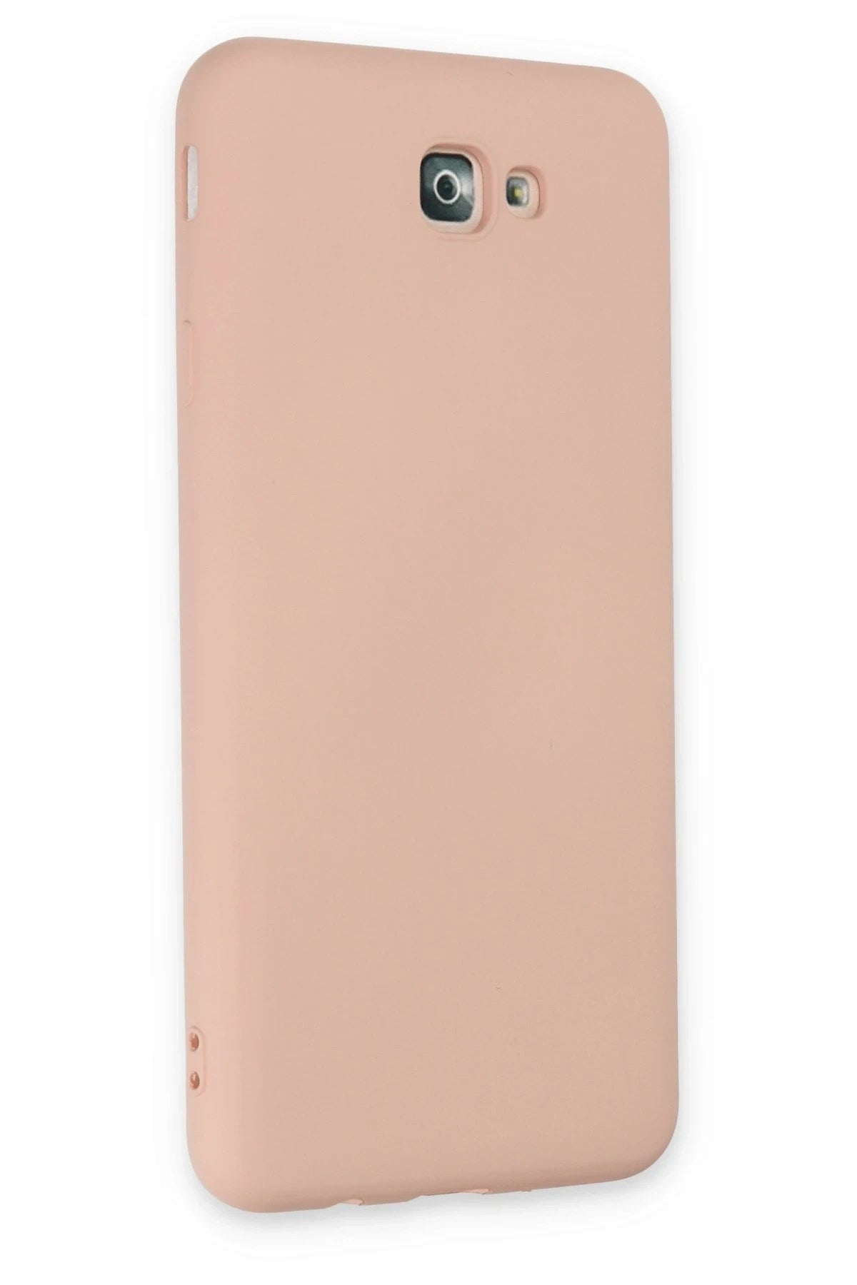 Mey İthalat® Samsung Galaxy J7 Prime Kılıf Nano içi Kadife Silikon - Pudra